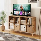 8-cube Bookshelf 2 Tier Bookcase With Legs  11in Shelf Opening  47  Wood Book   