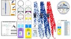 Luggage Tag Holders Cruise Lanyards Zip Seal Clear Holders 6 Tags 3 Lanyards