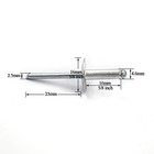 60pcs Large Flange Blind Rivets  3 16  5 8  4 8 16mm -60pcs Silver