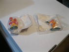 Lot Of 2 Mcdonalds 1988 Fraggle Rock  - Gobo   Red  Pvc Figures -  Sealed Nip