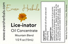 Lice-inator - Lice Killing Oil Concentrate For Shampoo  Conditioner  Hair Oil