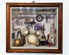     ussr Vintage Souvenir Composition Rock Style Beatles Guitar  Drums  Rock 1970 