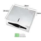 Paper Towel Dispenser Wall Mount Commercial C-fold multi-fold tri-fold With Lock