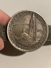 Gorham Sterling Silver Napkin Ring With San Diego Commemorative Half Dollar