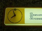 Vintage Buick Light Up Clock Sign Leasing