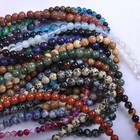 Wholesale Lot Natural Gemstone Round Spacer Loose Beads 4mm 6mm 8mm 10mm 12mm