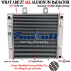 Fit 2004-2017 2010 Polaris Sportsman 400 450 500 570 1240520 Aluminum Radiator