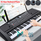 61 Key Music Electronic Keyboard Electric Digital Piano Organ W  Stand For Kids