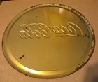 Vintage 1999 Coca-cola Metal Tin Sign 12  Round Pause Go Refreshed Winged Bottle