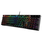 Rgb Mechanical Gaming Keyboard  104-key Wired Aluminum  Backlit Keys  Gaming Gea