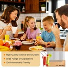 20-pack Reusable Stainless Steel Metal Straws With 2 Brushes For 20oz Tumblers