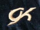 Gk  Girls Gymnastics Practice Leotard Cm M Black Velvet Old Gold   Black Inserts