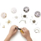Jump Rings Kit With1000pcs Open Jump Rings 40pcs 12mm Lobster Clasps And Bronze