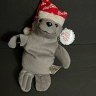Coca-cola Collectible Plush Seal Bean Bag Christmas Hat Coke Bottle New
