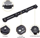 11  Dual Flash Bracket Extension Bar W  1 4  Shoe Mount For Camera light
