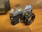 near Mint W  Case  Konica Fta Film Camera Hexanon Ar 50mm F 1 8 Lens From Japan