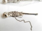 Lot Of 25 Pc Brass Navy Bosun s Pipe Chrome Boatswain Whistle Chain Pendant Gift