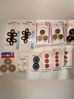 Vintage Lot Of 15 Miscellaneous Buttons Never Used