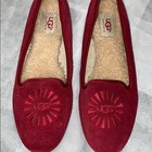Nwot Red Slip On Sherpa Lining