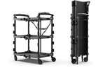 Hyper Tough Hyper Stack Utility Cart  Foldable  Collapsible  Black