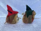 Vintage Arensbak Christmas Troll Lot Of 2 Signed Limited Edition Handmade 5 Arts