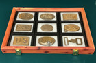 Cedar Wood Display Case Fits 9 Riker 5x4 Included Perfect For Trade Shows