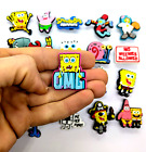 Spongebob Squarepants Shoe Charms  20pcs  Nickelodeon Cartoon Gift Set Lot