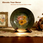 Adjustable Wooden Plate Stands For Display Easels - 6 8 Inch Plate Holders For D