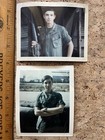 Lot Of 11 Vietnam   Korean War Era Photos  Military Beefcake Brothers Identified