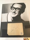 Buddy Holly Signed Cut - Rare W custom Framed 8x10 W coa   Loa         