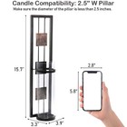 Shelving Solution Wall Sconce Candle Holder Metal Wall Decorations For Living Ro