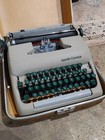 Vintage Smith Corona Clipper Portable Typewriter case 