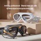 Wide View Clear View Swimming Goggle For Adult   Anti-fog Uv Protection No Leak 