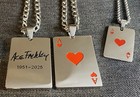 Ace Frehley - Ace Of Hearts Tribute Necklace  stainless Steel  100 In The World 