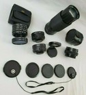 Vintage Lot Of Camera Accessories - Lenses Filters Adapters Caps Various Brands