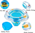 Baby Swimming Float Ring  Pool Swim Ring With Safety Seat For Baby Age 12-48 Mon