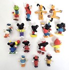 Lot Of 16 Vintage Disney Mickey Minnie Mouse Donald Pvc Figures    Cake Topper