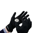 Lighthouse Microfibre Pair Of Gloves For Coin Handling Size Medium Color Black