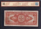 Bank Of Nova Scotia 1929  20 Twenty Dollar Banknote Bcs Graded Vf-20 Type 1