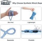 Cuerda De Cabrestante  1 4 Pulgada X 50 Pies  9500 Libras