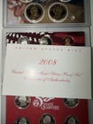 United States Mint Silver Proof Set 2008  W  Coa And Ogp Box