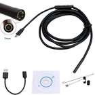 Usb Endoscope Inspection Hd Waterproof Snake Camera 6 Adjustable Led For Android