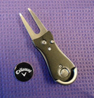 Callaway Golf Double Sided Ball Marker W  Magnetic Switch Blade Divot Tool New