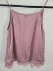 Paper Crane Women s Mauve Lace Camisole Tank Top Size M