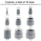 Dekeenstar Camera Dslr Lens Repair Tool Ring  8-83mm 9 Pcs 18 Sizes Camera    