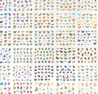 3d Nail Art Stickers - 5 Random Sheets