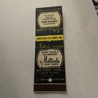Vintage Matchbook Cover Matchcover Parkview Radio Motorola Tv Cleveland Oh