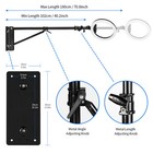 Selens 71  Wall Mount Bracket Triangle Boom Arm Studio Photography Light Stand