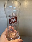 Vintage Schlitz Set Of 2 Beer Glasses Red Logo  made Milwaukee Famous 