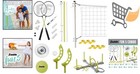 Outdoor Game Set Kids 5-in-1 Volleyball Badminton Ring Toss Flying Disc